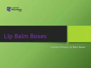 lip balm boxes