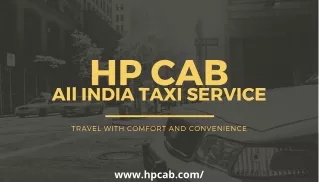 Welcome to HP Cabs | Himachal Travels – All India Taxi Services