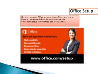 Office Setup: www.Office.com/setup - Enter Office Product Key