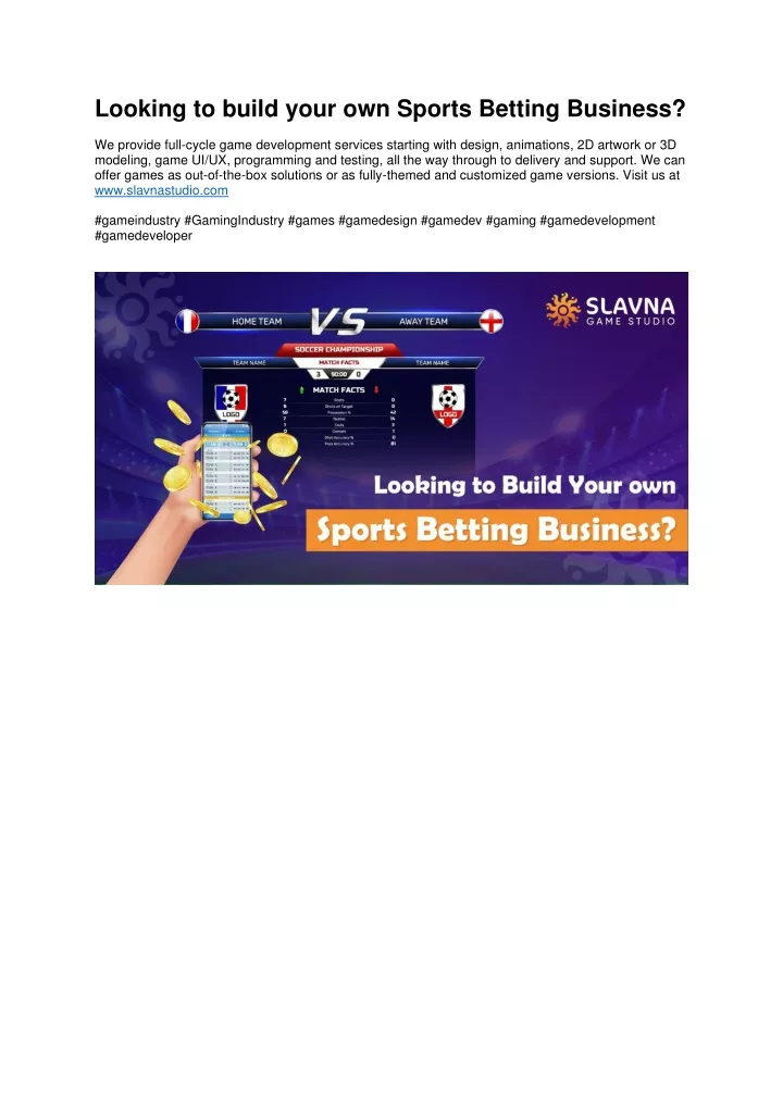 looking to build your own sports betting business
