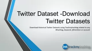 twitter dataset download twitter datasets
