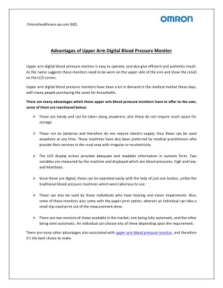 omronhealthcare ap com nz