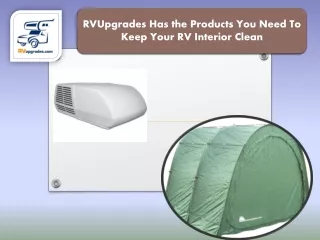 RVUpgrades Has the Products You Need To Keep Your RV Interior Clean