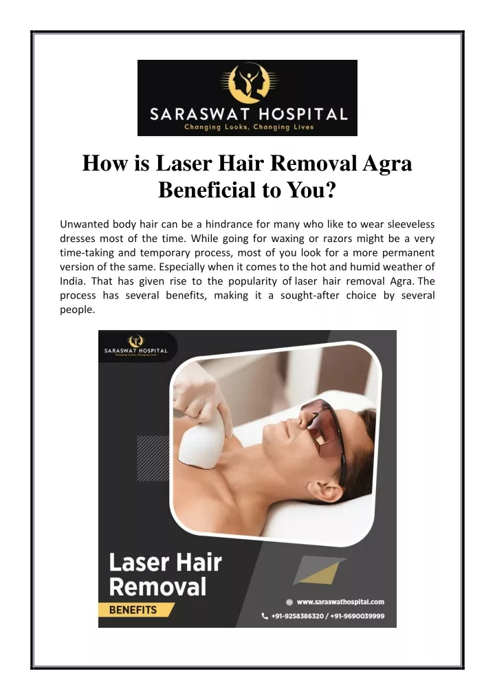 how is laser hair removal agra beneficial to you