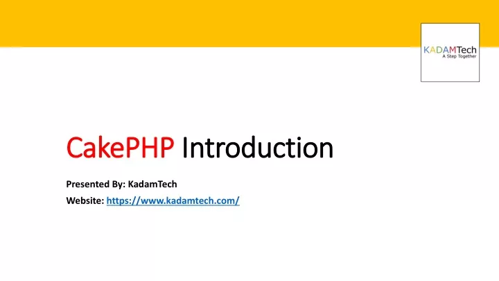 cakephp introduction