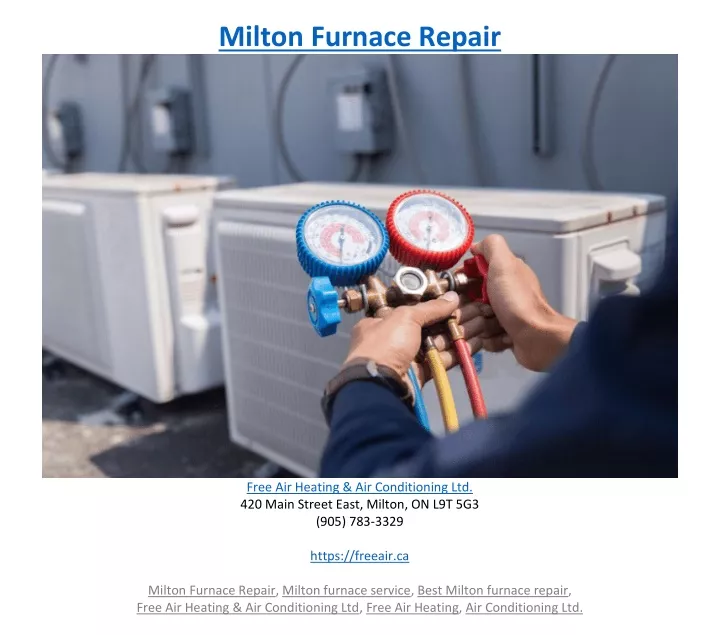 milton furnace repair