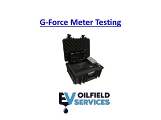 g force meter testing