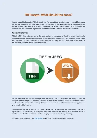 tiff images what should you know