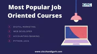 Join Most Popular Job oriented Courses with CITC | Enroll Now!!