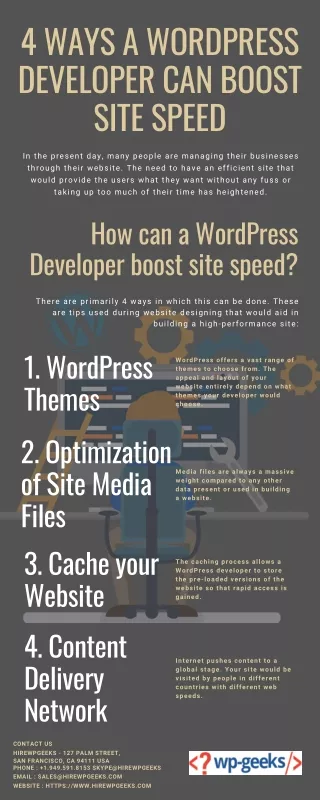 4 ways a wordpress developer can boost site speed