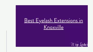 Best Eyelash Extensions in Knoxville - Wisp Lashes