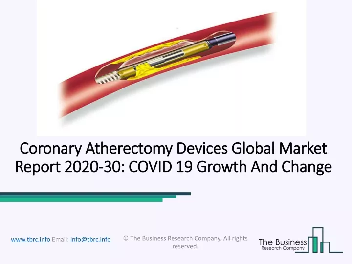 coronary atherectomy devices global market report 2020 30 covid 19 growth and change