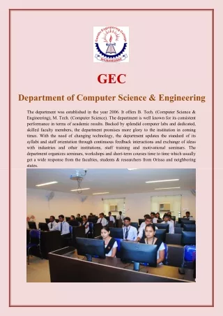 Department of Computer Science & Engineering