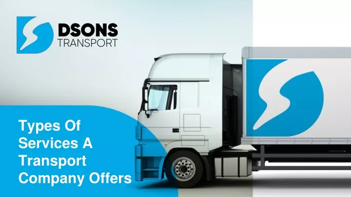types of services a transport company offers