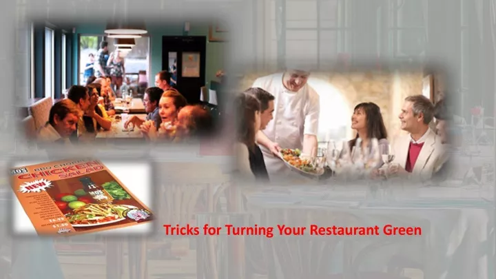 tricks for turning your restaurant green