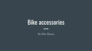 bike accessories