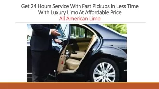 Get 24 Hours Luxury Limo At Affordable Price