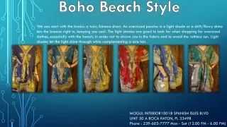 boho beach style