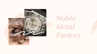 Noble Metal Factory | Buy Silver Online( Lowest Price)