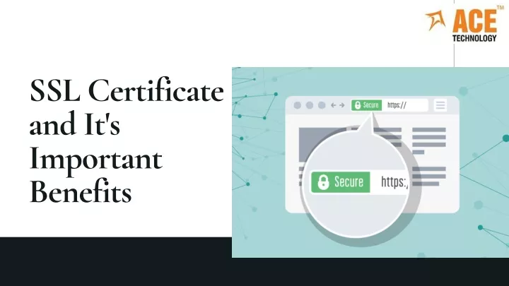 ssl certificate and it s important benefits