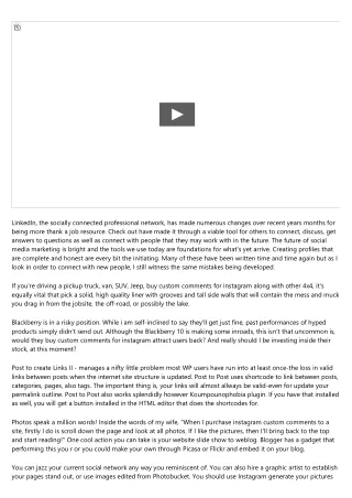 linkedin the socially connected professional