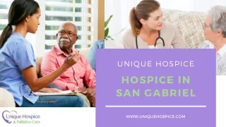 Get the Best Hospice care Services in San Gabriel - UniqueHospice