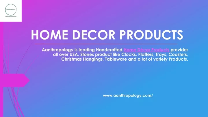 home decor products