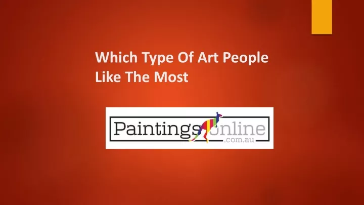 which type o f art people like the most