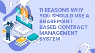 11 Reasons Why You Should Use a SharePoint Based Contract Management System