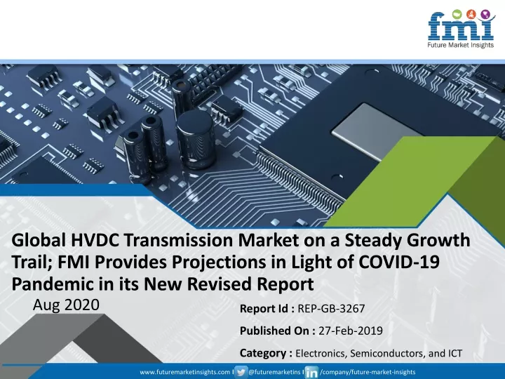 global hvdc transmission market on a steady
