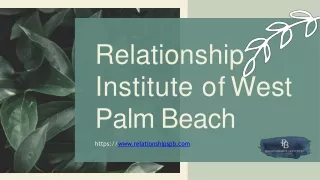 Counseling West Palm Beach - Marriage Counseling West Palm Beach