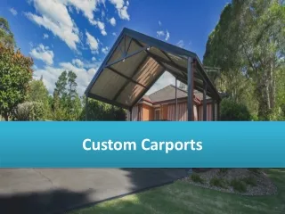 custom carports