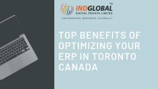 top benefits of optimizing your erp in toronto