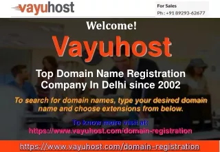 Domain Registration in Delhi-Vayuhost