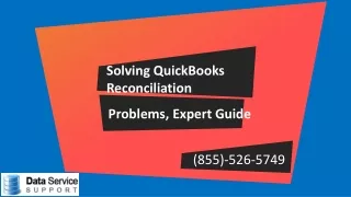 solving quickbooks reconciliation