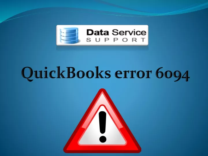 quickbooks error 6094
