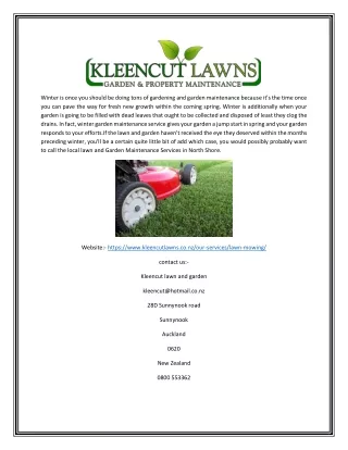 Online Lawn Mowing Services Auckland | Kleencut Lawns