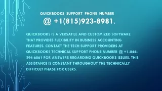 QuickBooks Support Phone Number