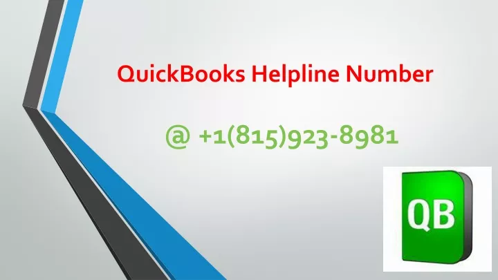 quickbooks helpline number