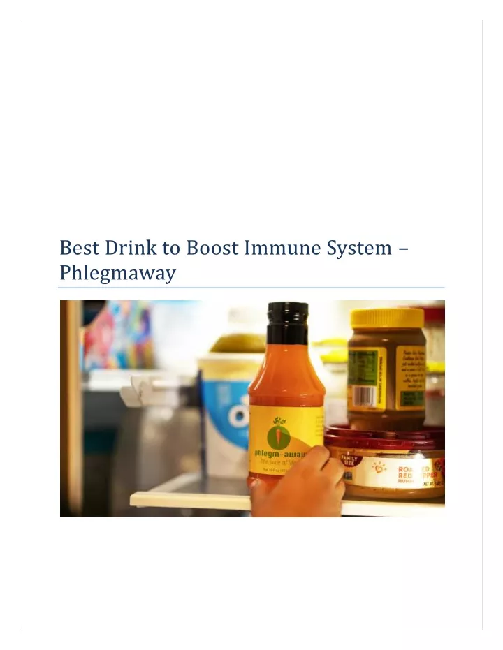 best drink to boost immune system phlegmaway