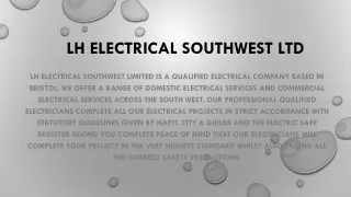 lh electrical southwest ltd