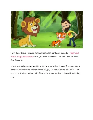Tiger and Tim’s Jungle Adventure