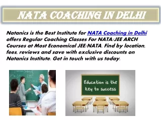 Nata Coaching in Delhi