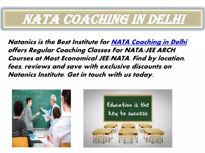 nata coaching in delhi