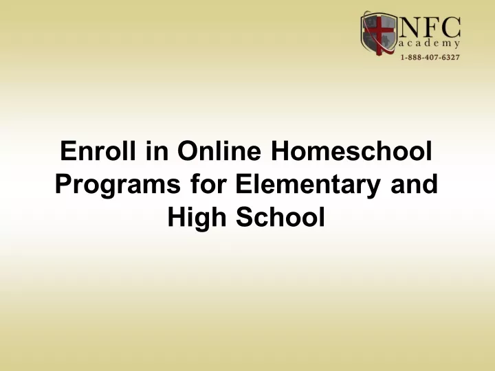 enroll in online homeschool programs