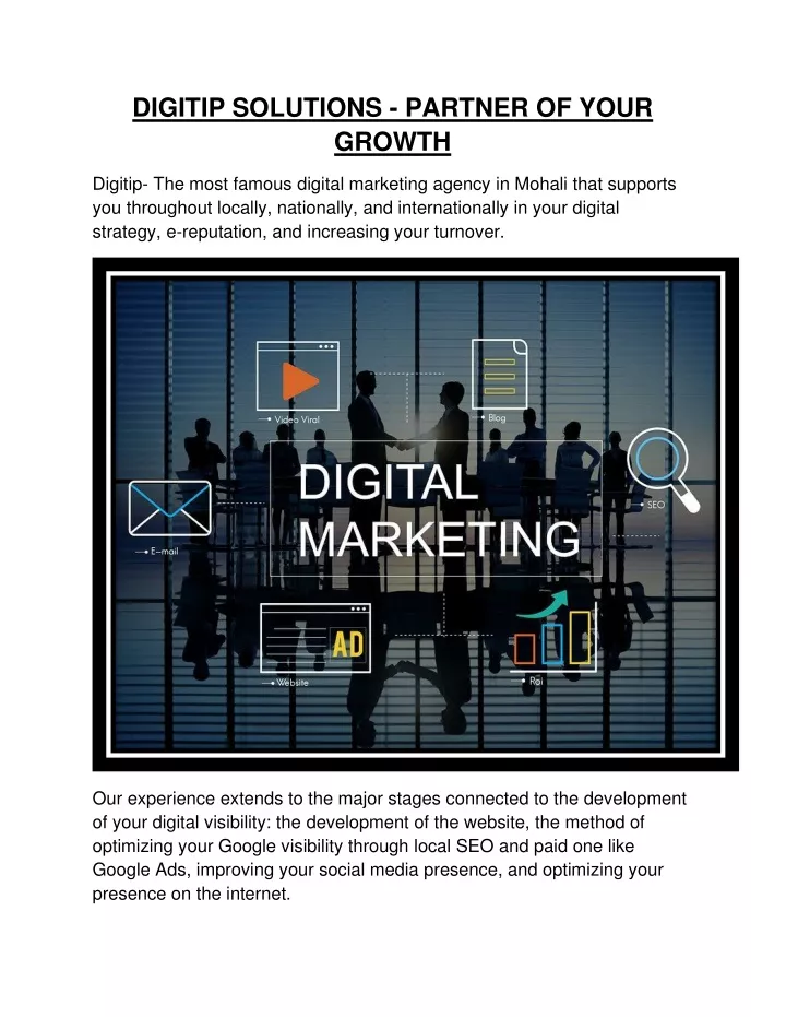digitip solutions partner of your growth