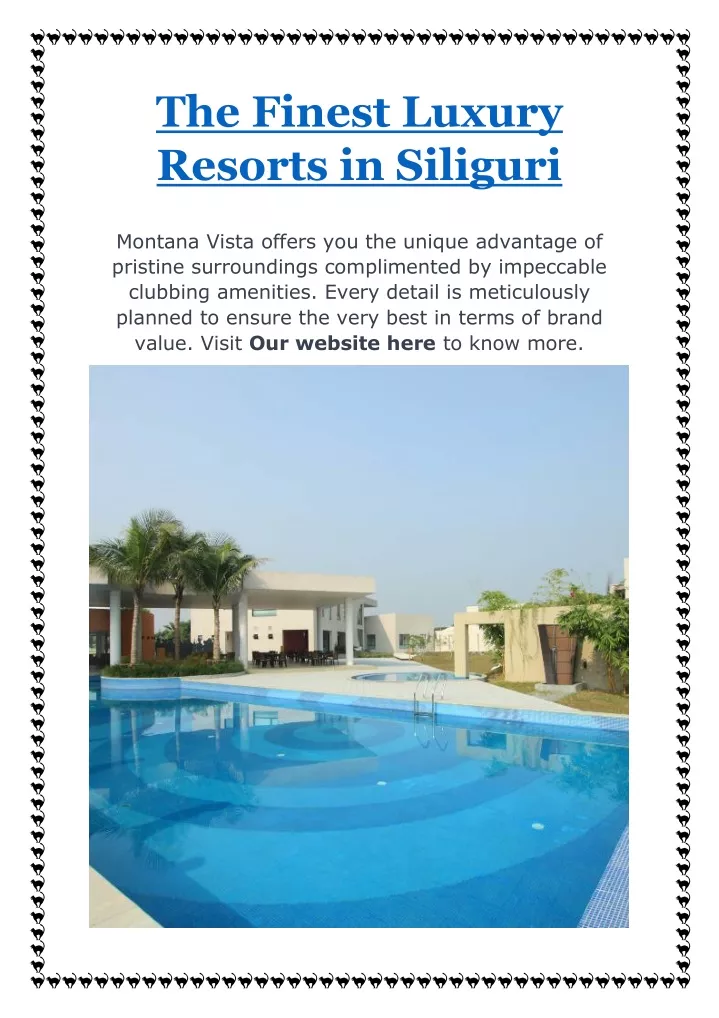 the finest luxury resorts in siliguri