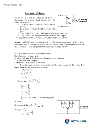 extension of meter