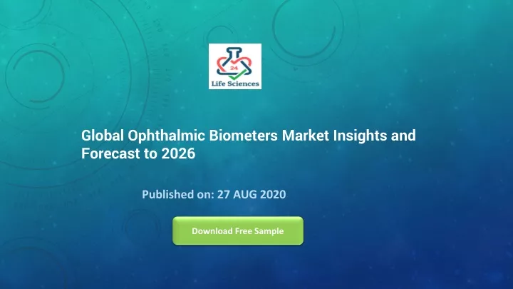 global ophthalmic biometers market insights