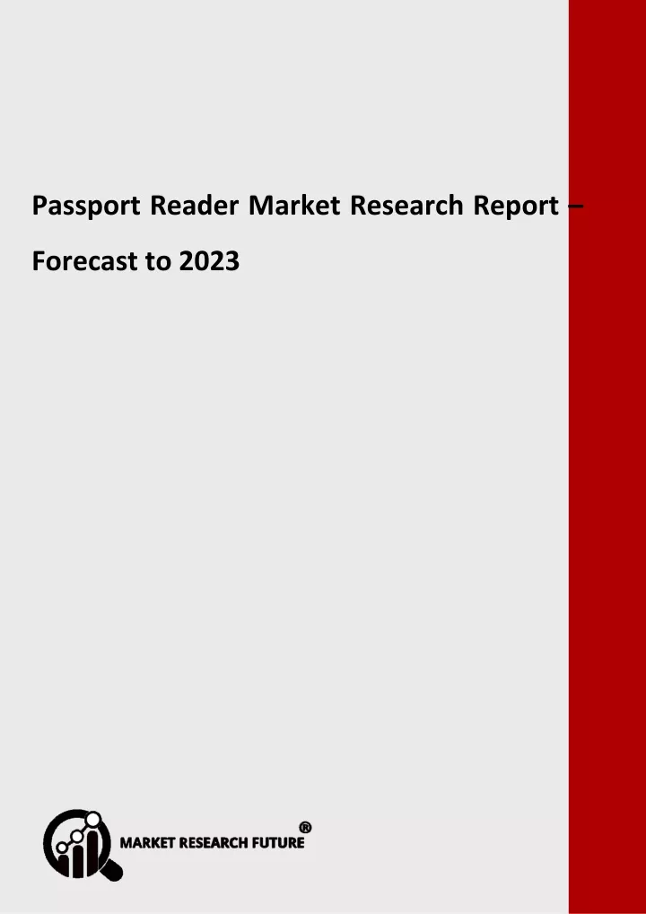 passport reader market research report forecast